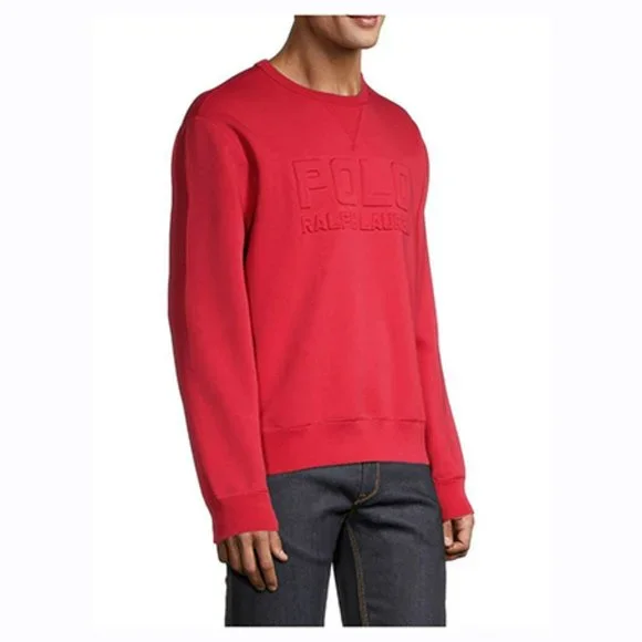 New Polo Ralph Lauren Double Knit Long-Sleeve Sweater